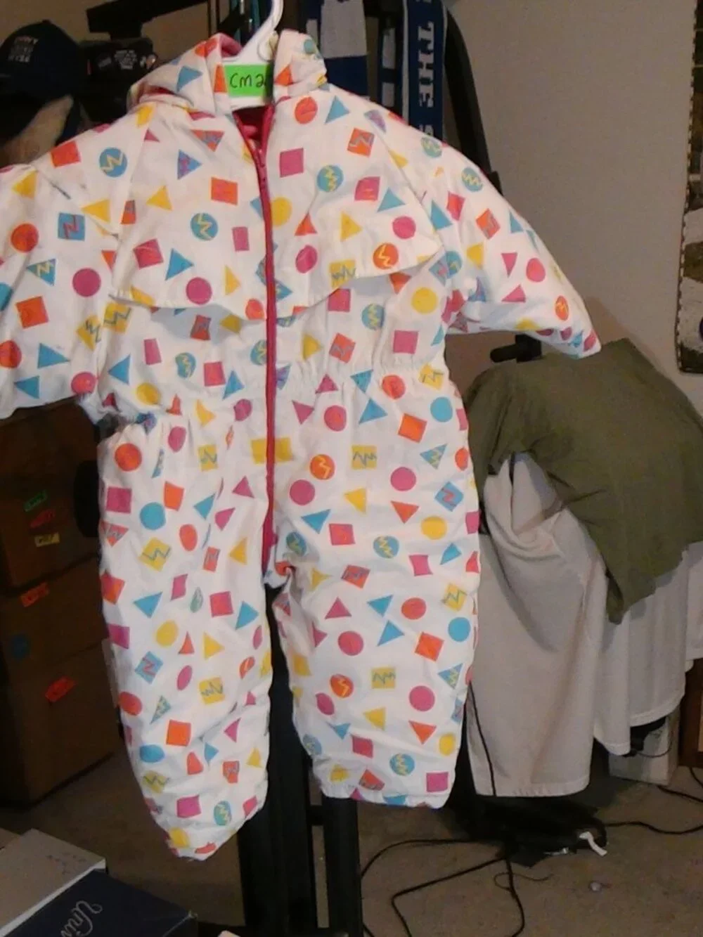 Vintage Circo Snowsuit 18M Girls Party One Piece Warm Hooded Cotton/Polyester